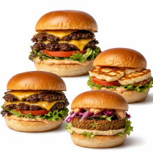 HOMEMADE BURGERS